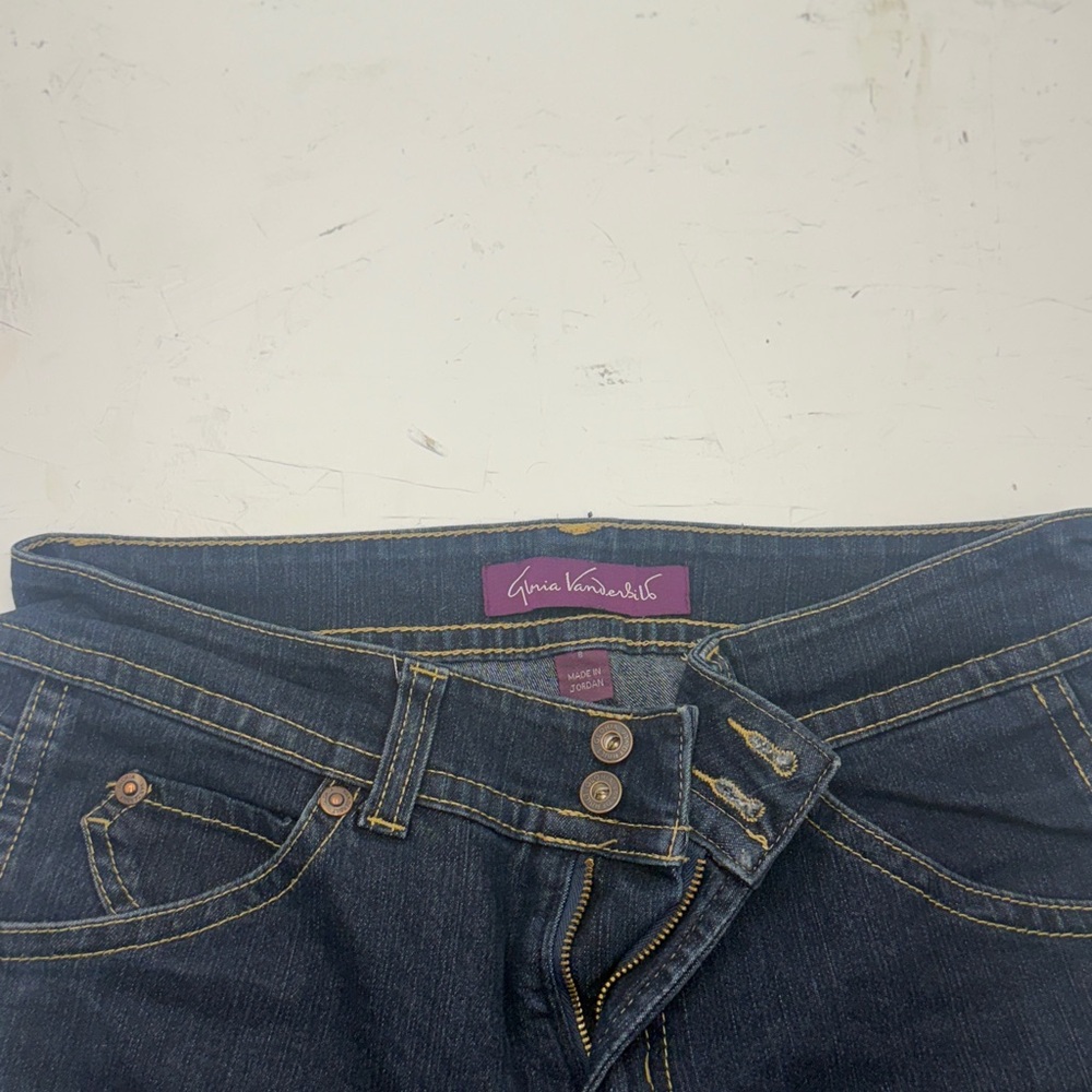 Gloria Vanderbilt Dark Blue High Rise Jeans